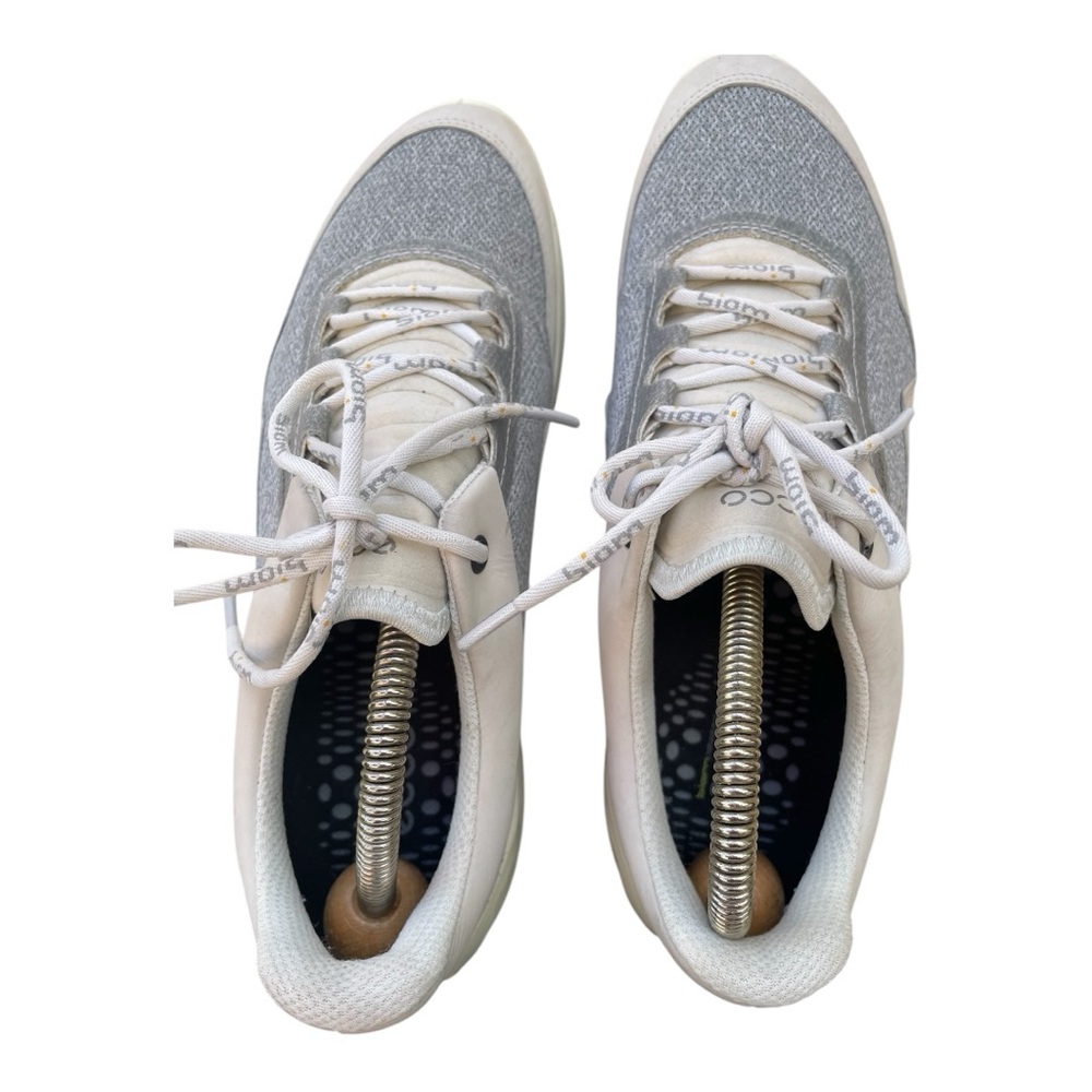 ECCO BIOM Fjuel Women's Sneakers – White/Gray – Size 9 (EU 40, UK 7) - Picture 2 of 10